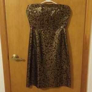 Women's Talbots Strapless Party Dress